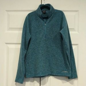 Eddie Bauer Blue 1/4 Zip Fleece size XS